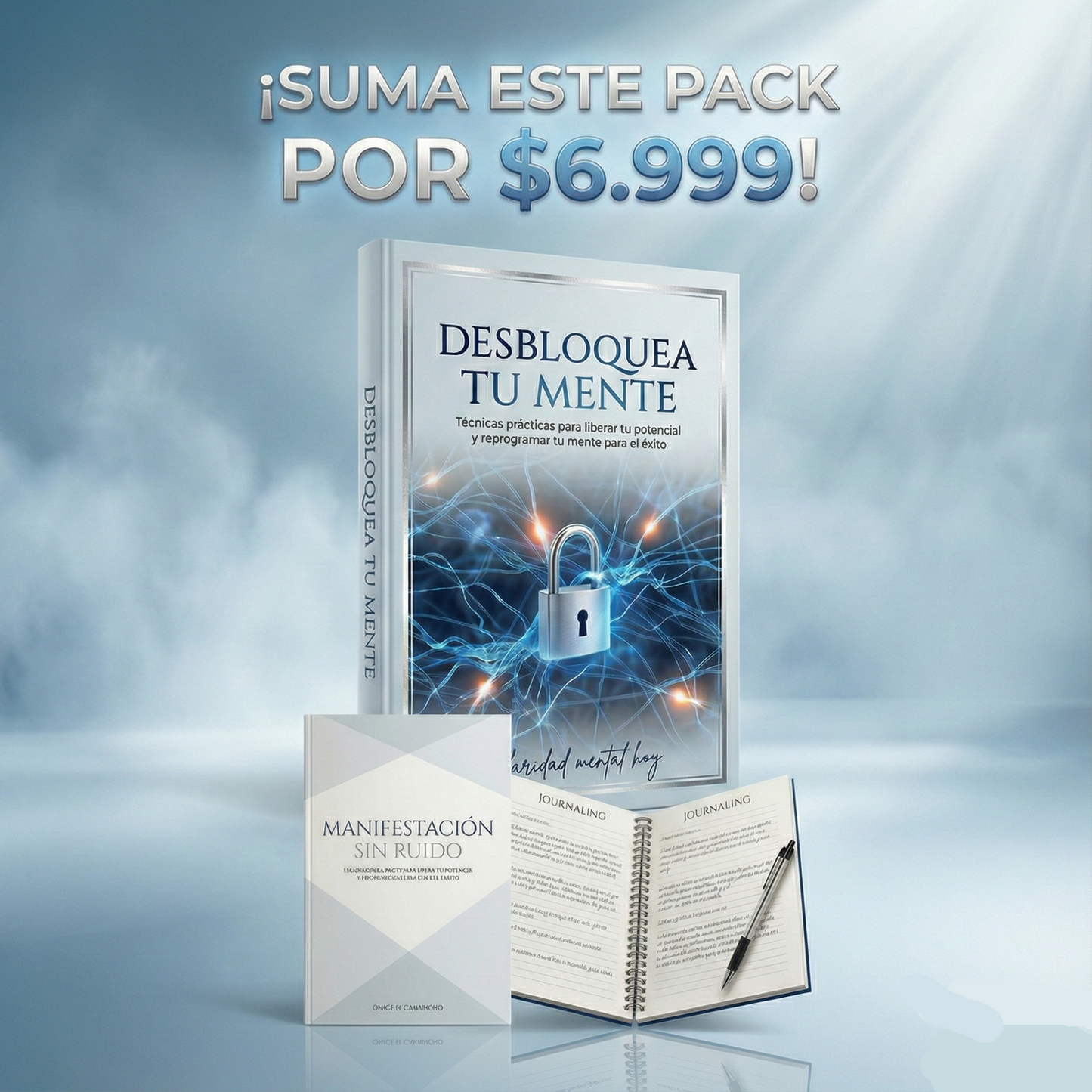 Pack Desbloqueo Mental: Claridad y Enfoque (Kit de 2 Ebooks + Journaling)